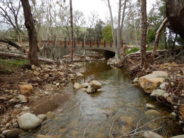 The new bottomless arch culvert. Photo provided by COMB.