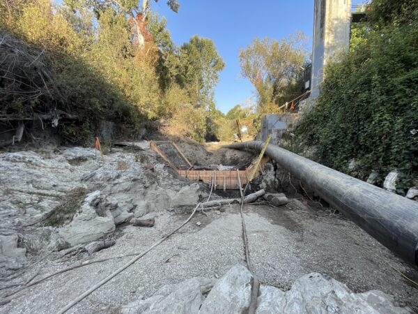 During implementation. Photo provided by Creek Lands Conservation.