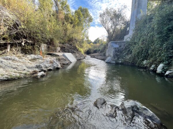 AFTER - looking upstream. Photo provided by Creek Lands Conservation.